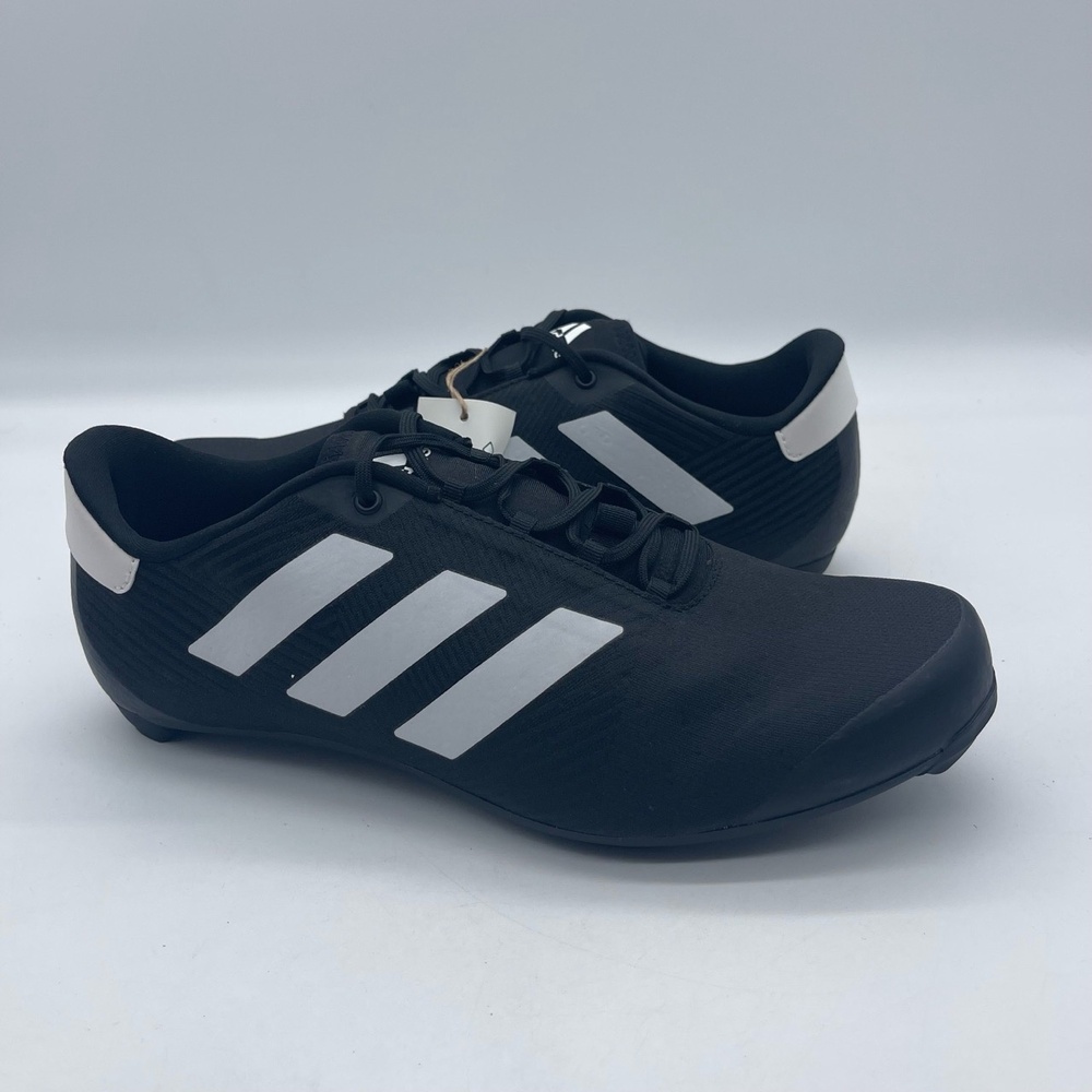 Adidas The Road‎ FW4457 Men's Size 8 Cycling Shoes Black White Stripes Bicycle